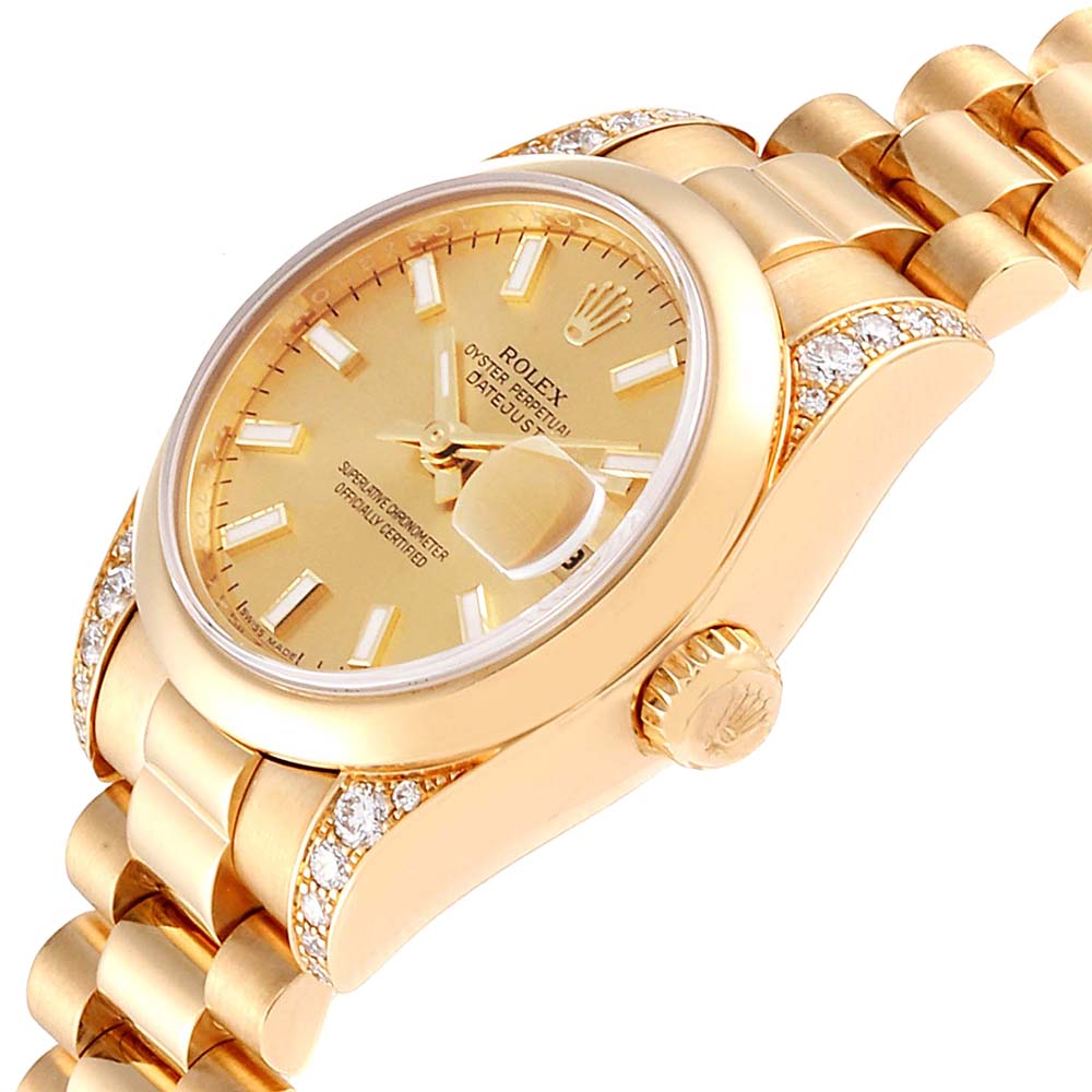 

Rolex Champagne Diamonds, Beige