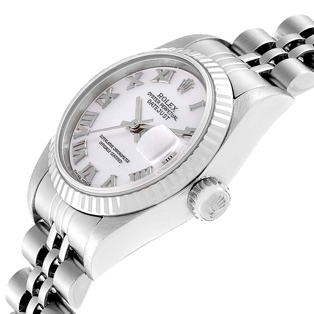 

Rolex Datejust Mother of Pearl Dial Steel White Gold Ladies Watch