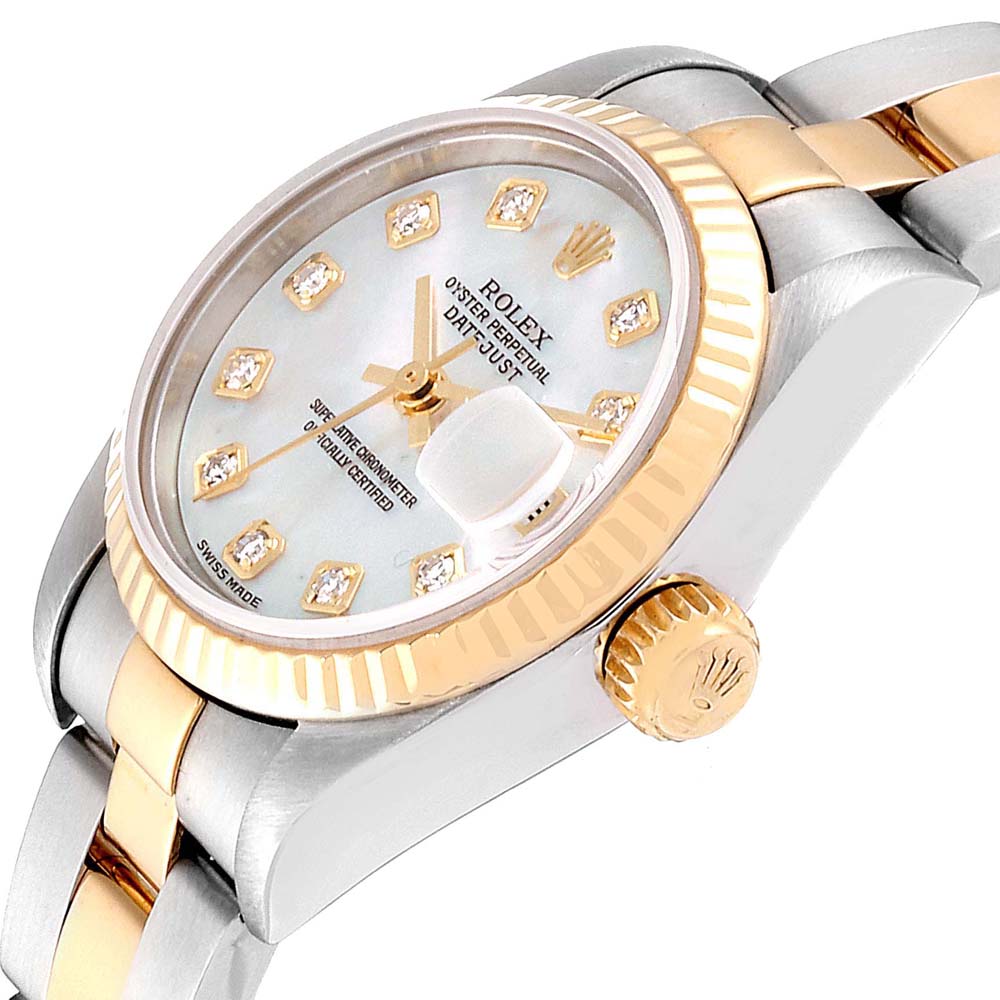 

Rolex MOP, White