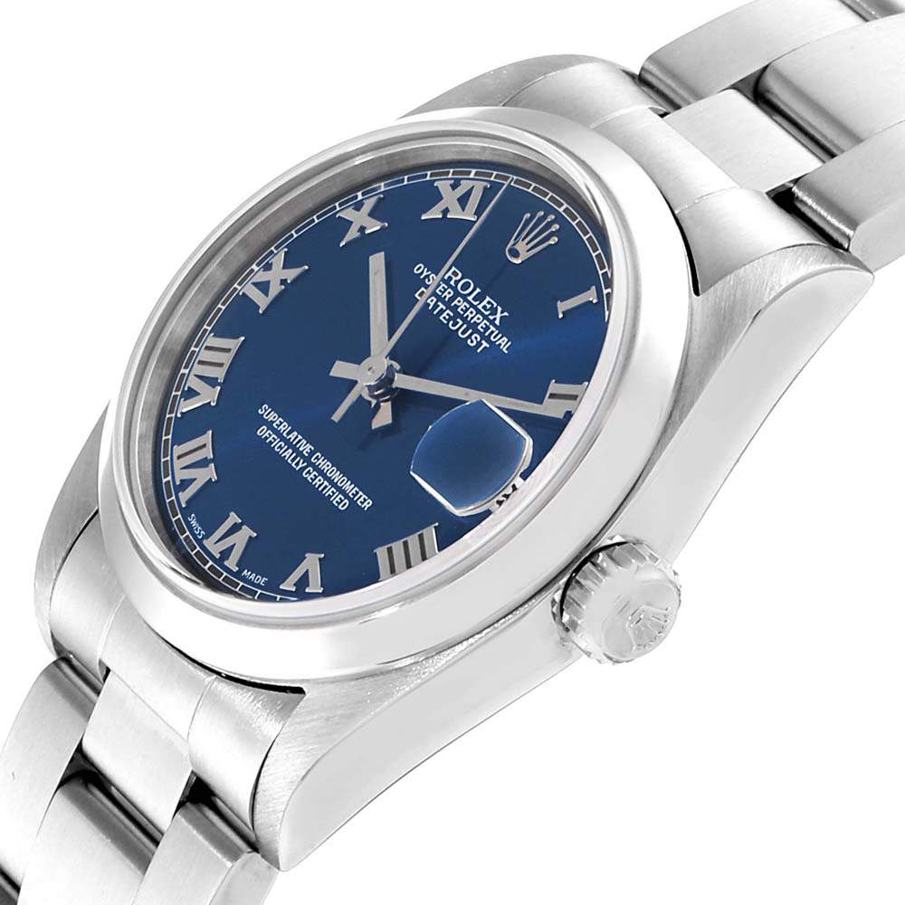 

Rolex Blue Stainless Steel Datejust