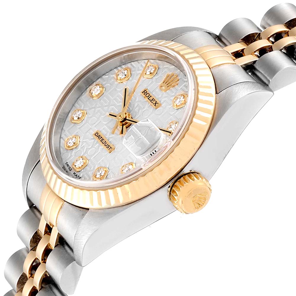 

Rolex Silver Diamonds