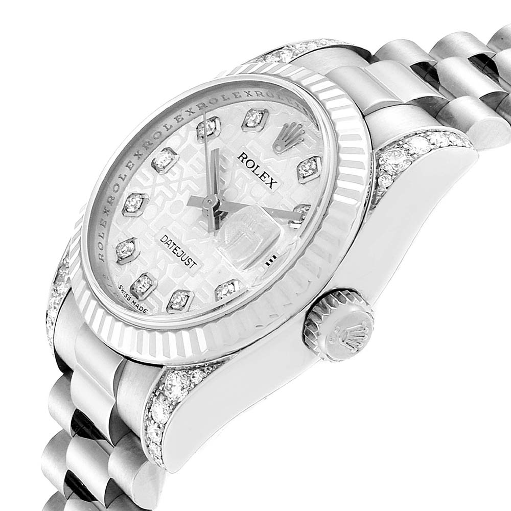 

Rolex Silver Diamonds