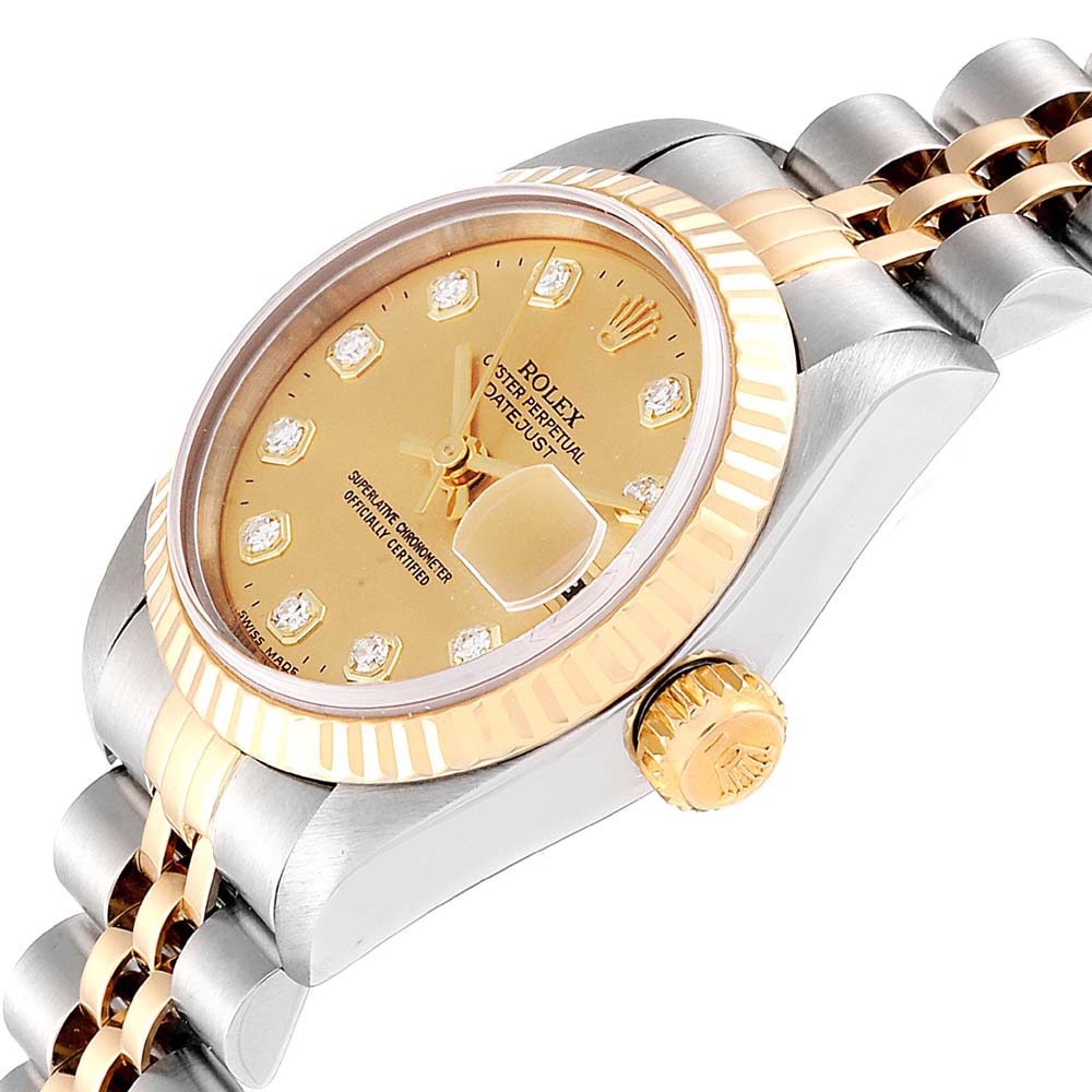 

Rolex Champagne Diamonds, Gold