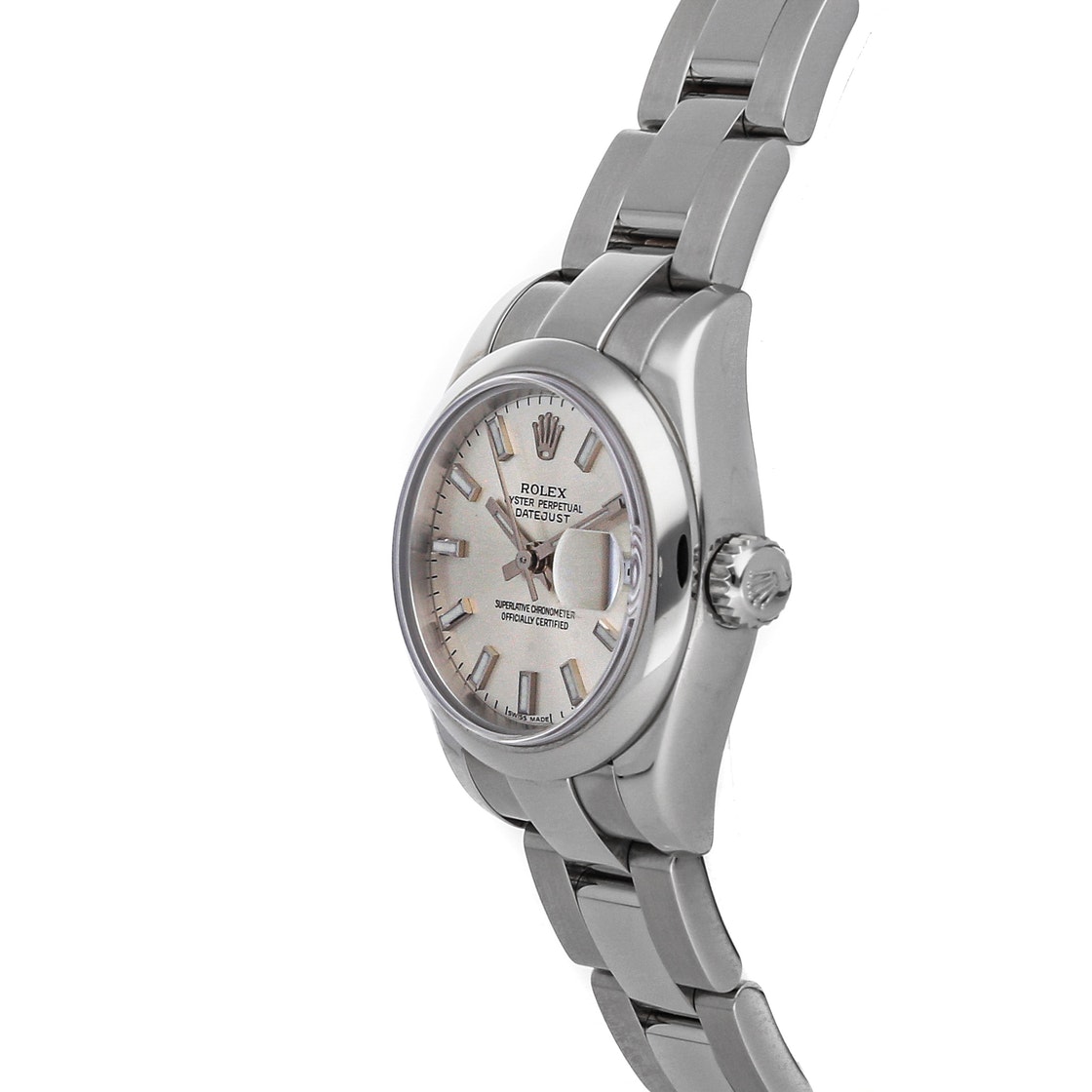 

Rolex Silver Stainless Steel Datejust 179160 Women's Wristwatch 26 MM