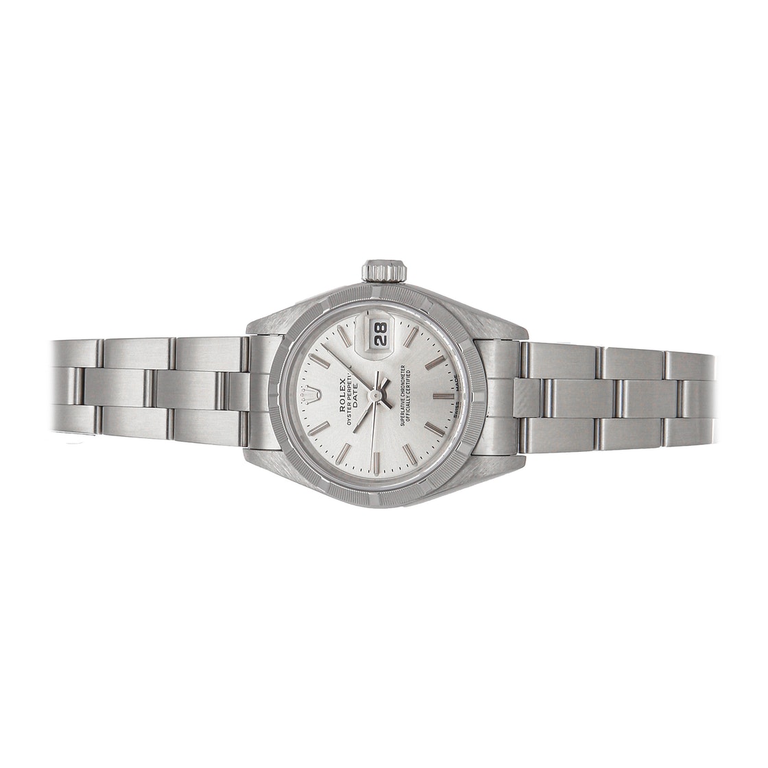 

Rolex Silver Stainless Steel Oyster Perpetual Date