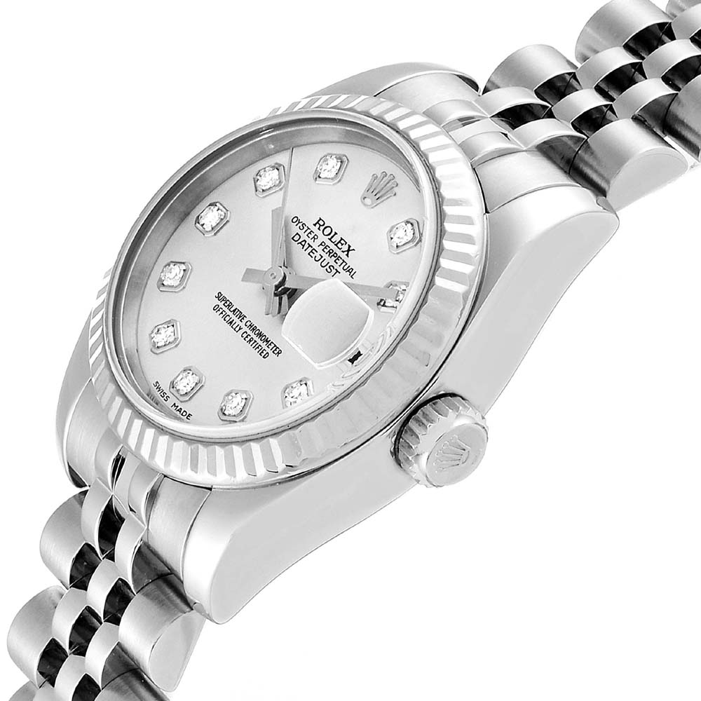 

Rolex Silver Diamonds