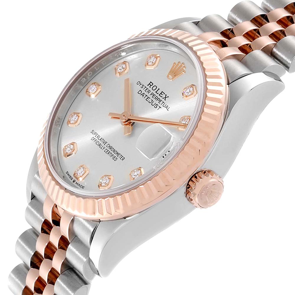 

Rolex Silver Diamonds