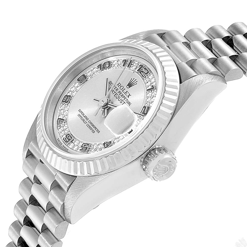 

Rolex Silver Diamonds