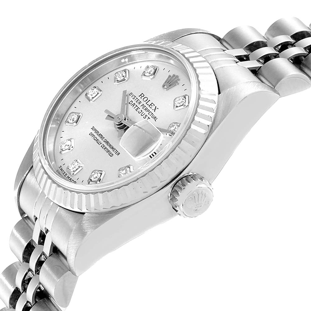 

Rolex Silver Diamonds
