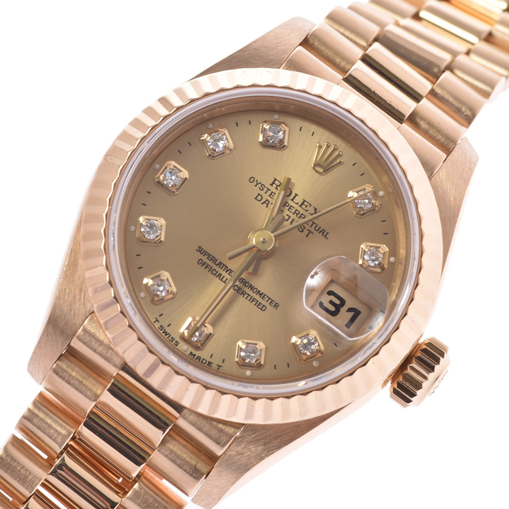 

Rolex Champagne Diamonds, Gold