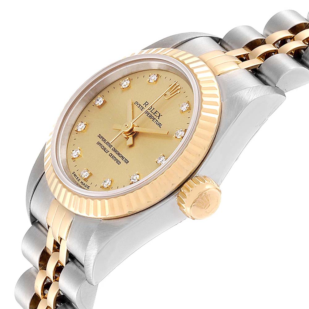 

Rolex Champagne Diamonds, Gold