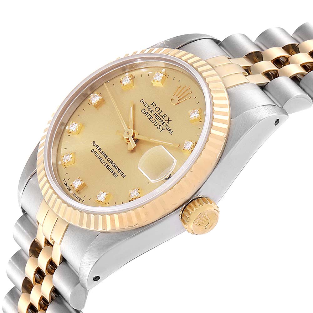 

Rolex Champagne Diamonds, Gold