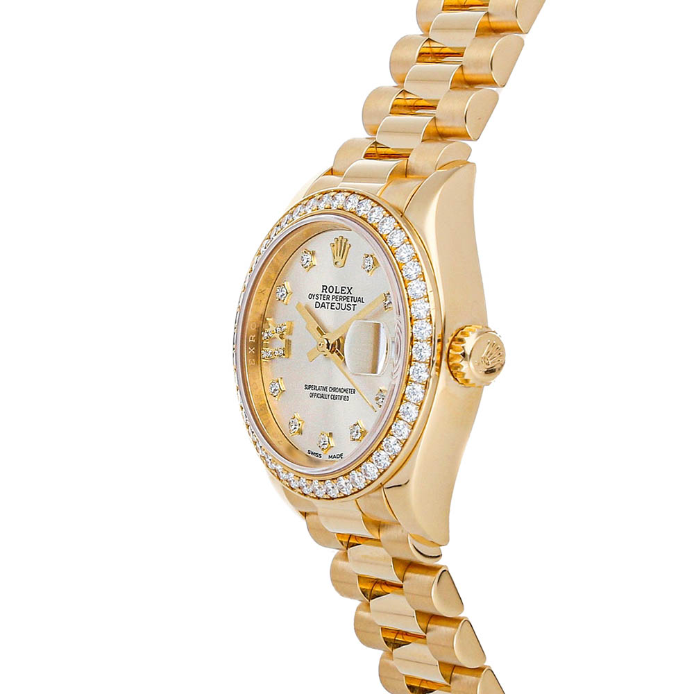 

Rolex Silver Diamonds