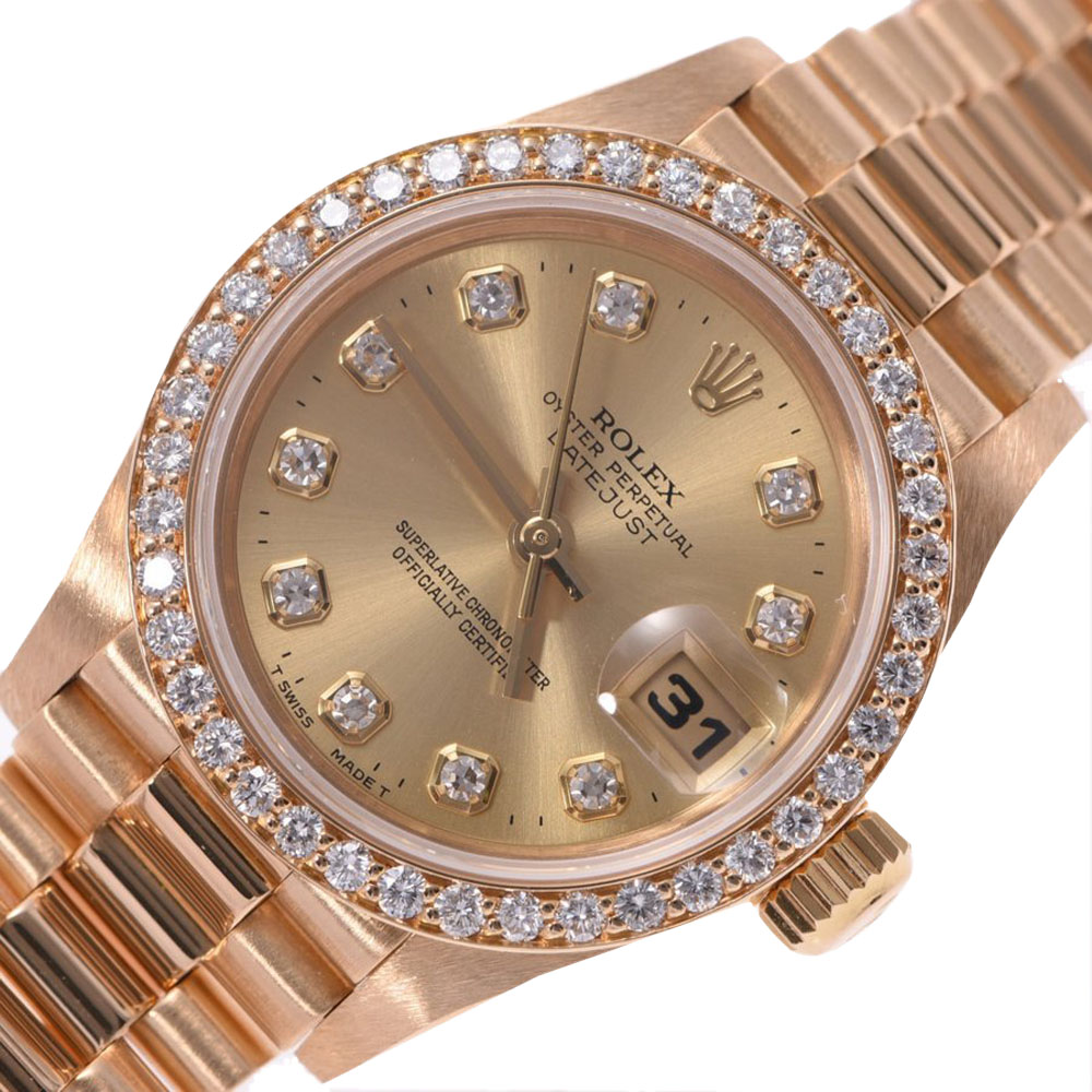 

Rolex Champagne Diamonds, Gold