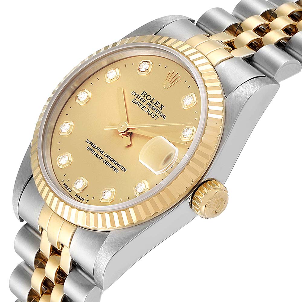 

Rolex Champagne Diamonds, Gold