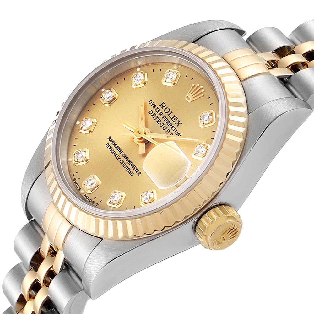 

Rolex Champagne Diamonds, Gold
