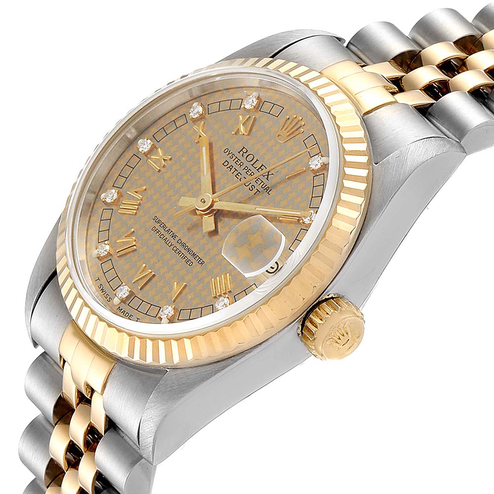 

Rolex Champagne Diamonds, Gold
