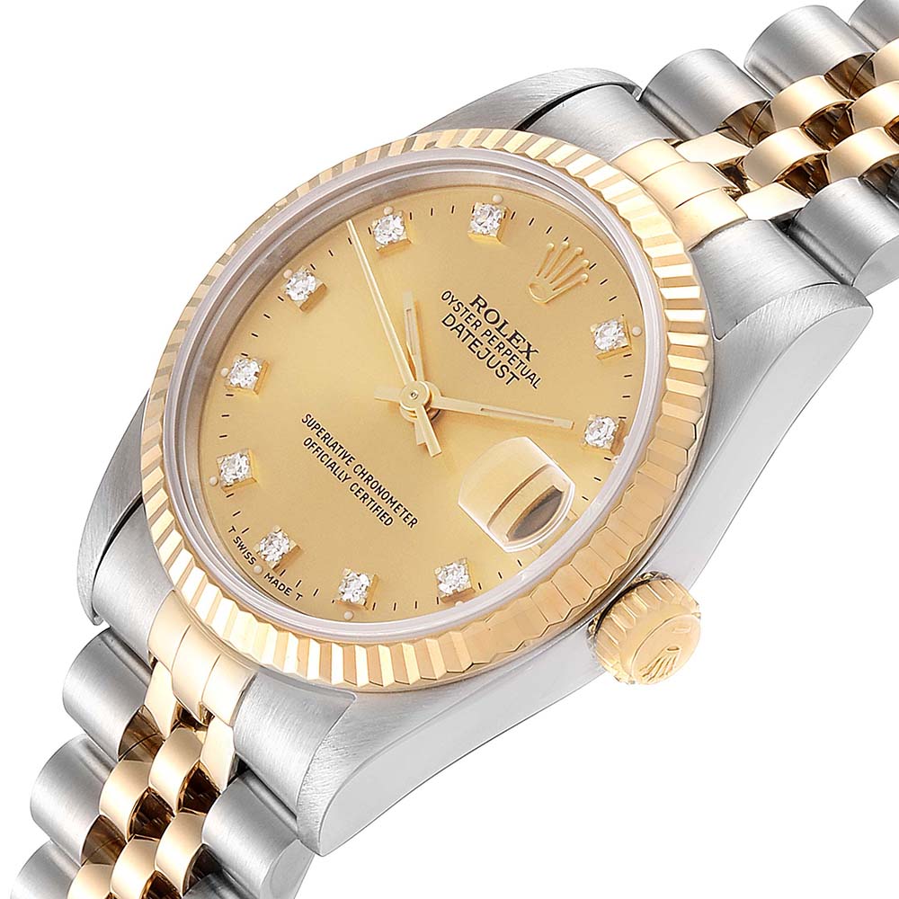 

Rolex Champagne Diamonds, Gold