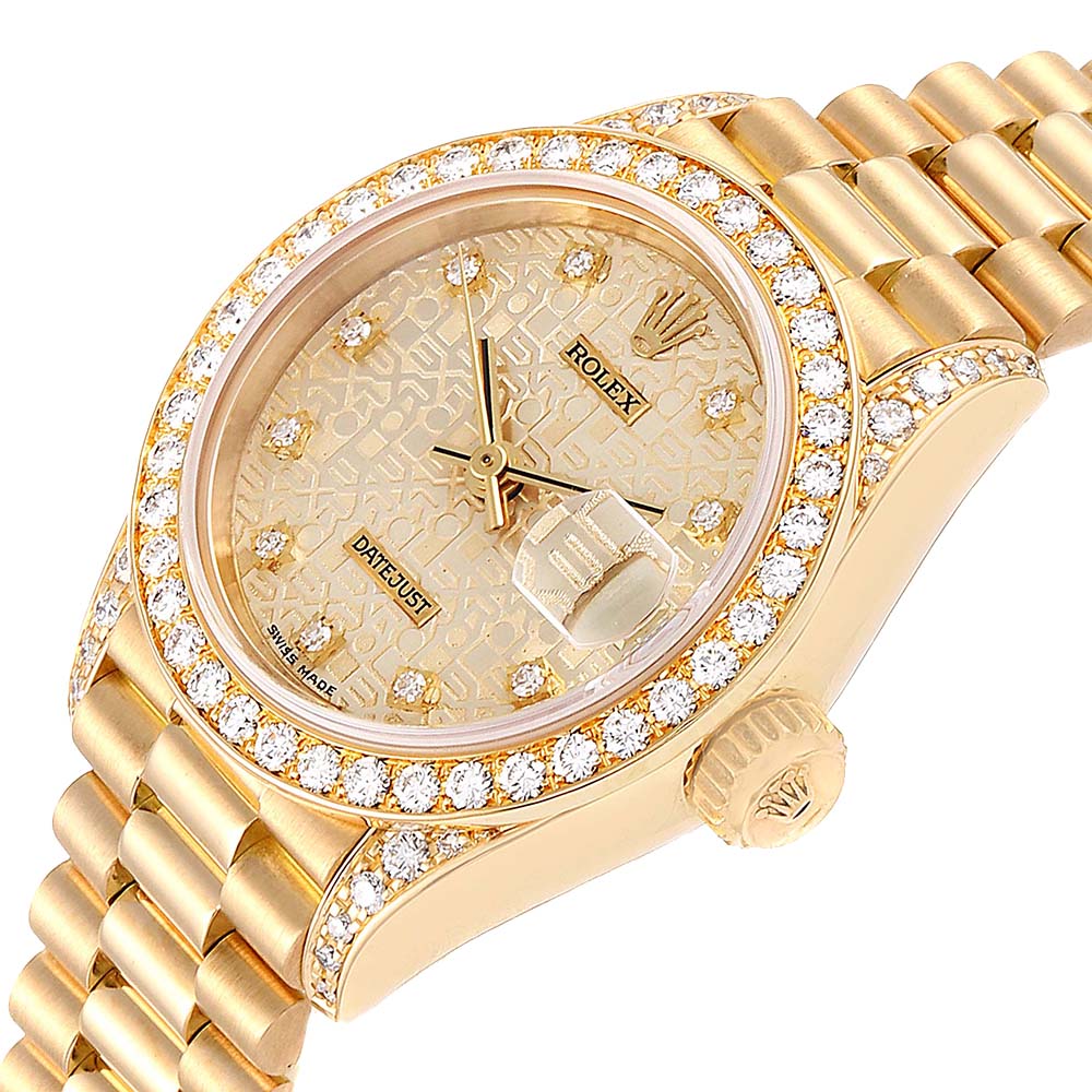 

Rolex Champagne Diamonds, Gold