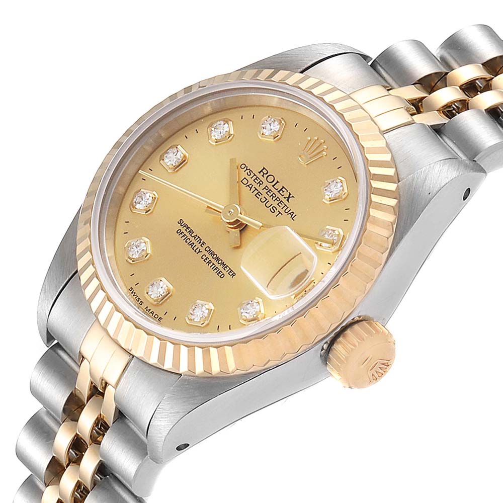 

Rolex Champagne Diamonds, Gold