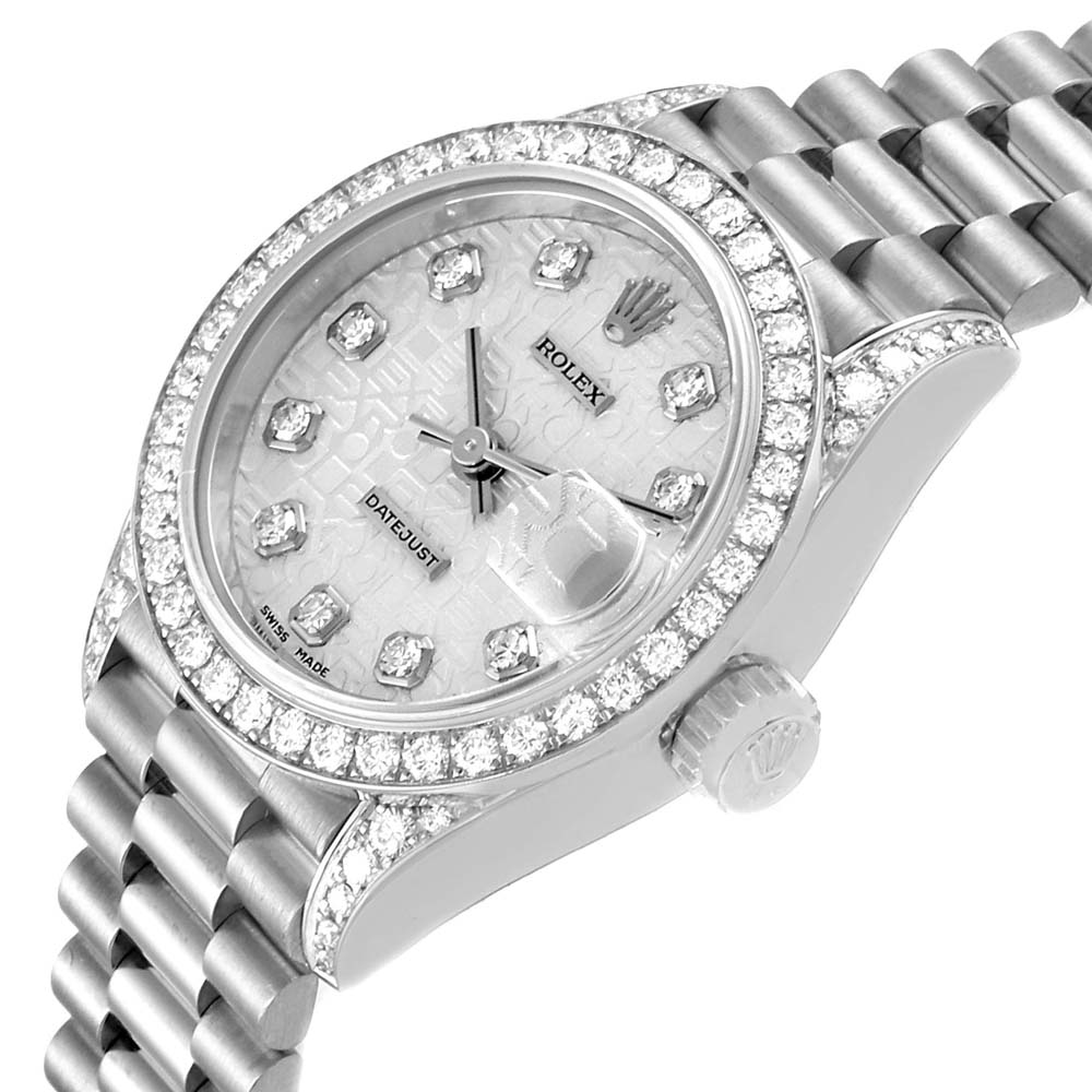 

Rolex Silver Diamonds