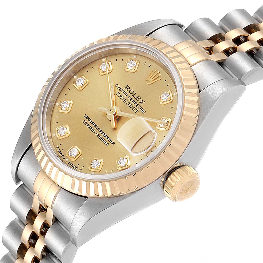 

Rolex Champagne Diamonds, Gold
