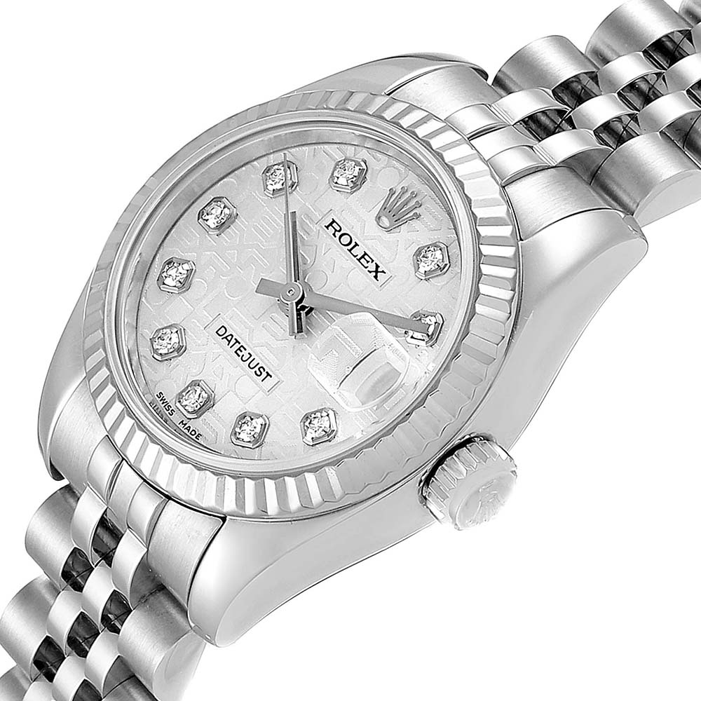 

Rolex Silver Diamonds