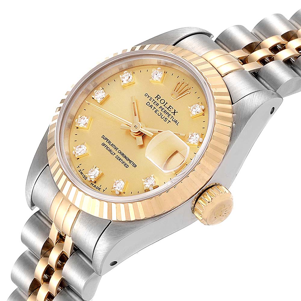 

Rolex Champagne Diamonds, Gold