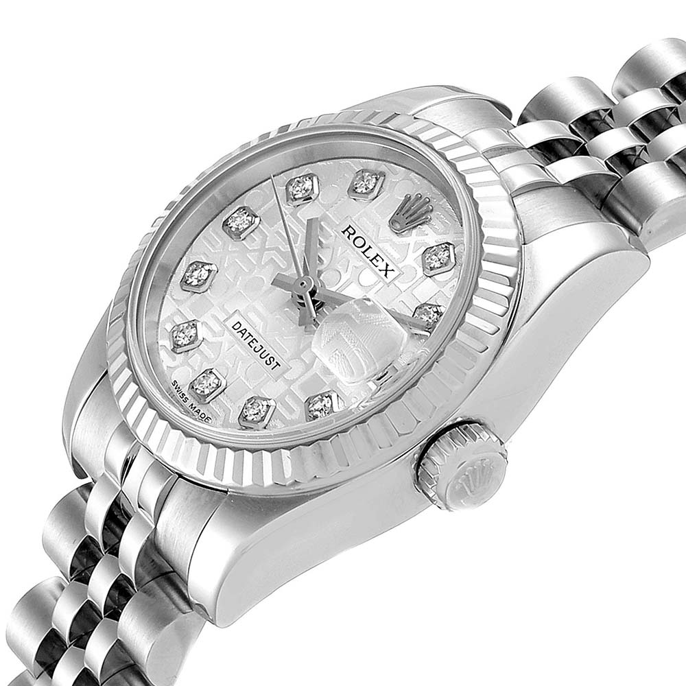 

Rolex Silver Diamonds