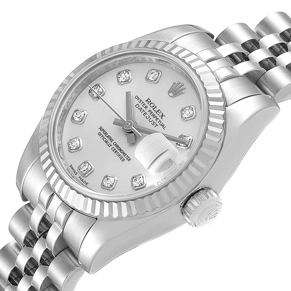 

Rolex Silver Diamonds