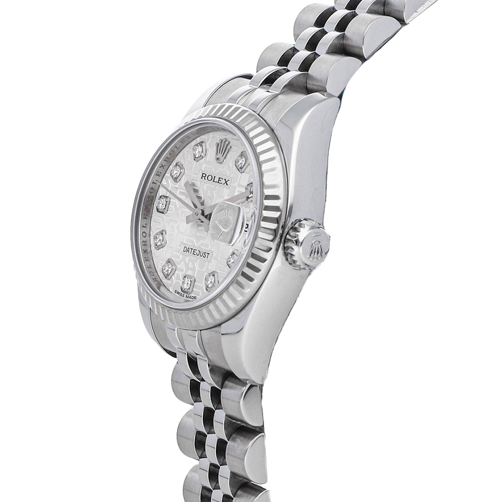 

Rolex Silver Diamonds
