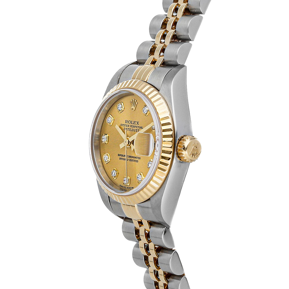 

Rolex Champagne Diamonds, Gold