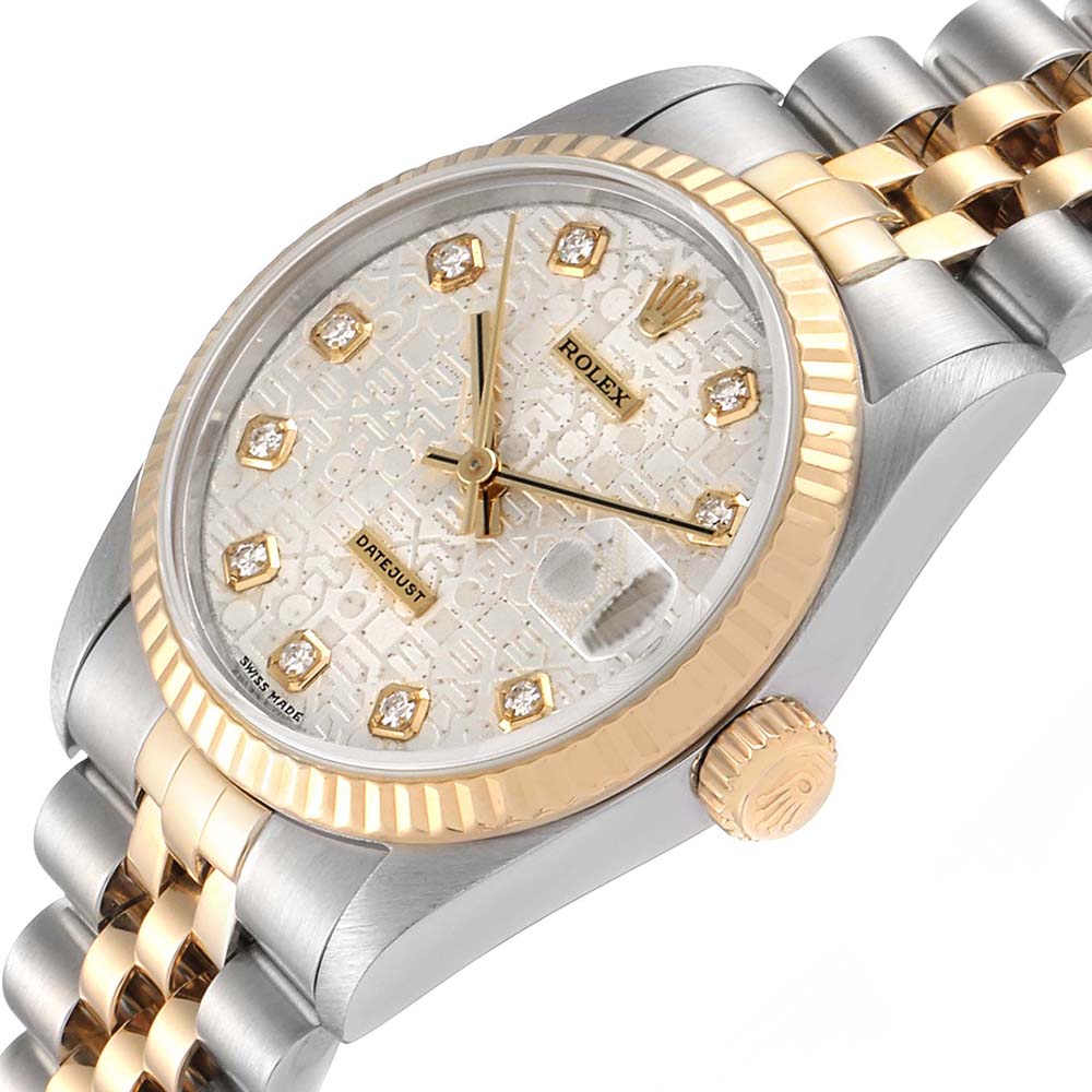 

Rolex Silver Diamonds