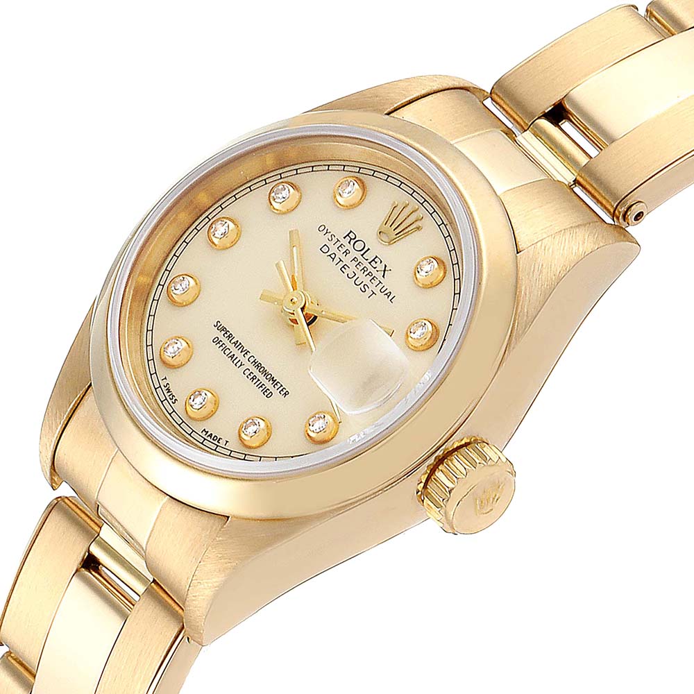 

Rolex Champagne Diamonds, Gold