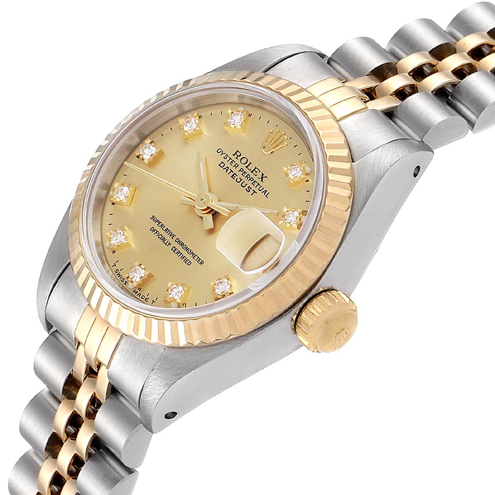 

Rolex Champagne Diamonds, Gold