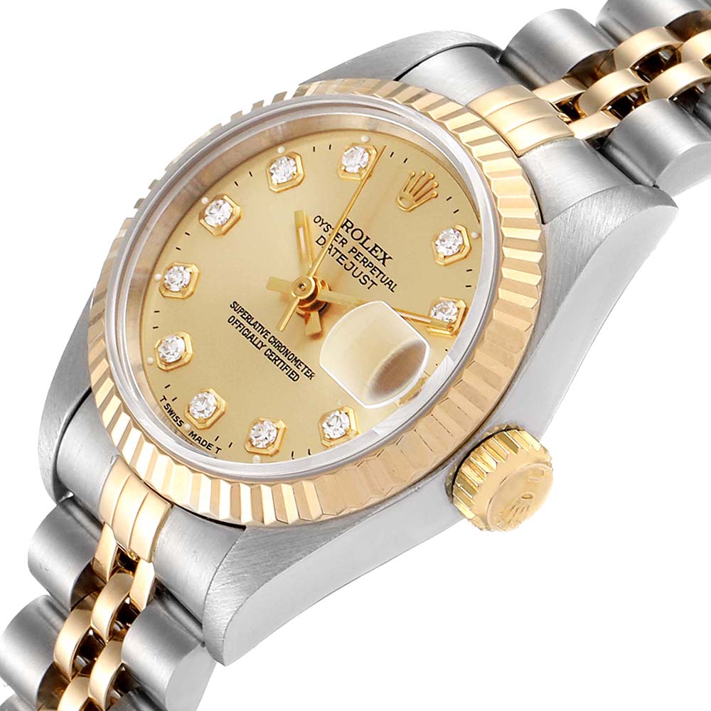 

Rolex Champagne Diamonds, Gold