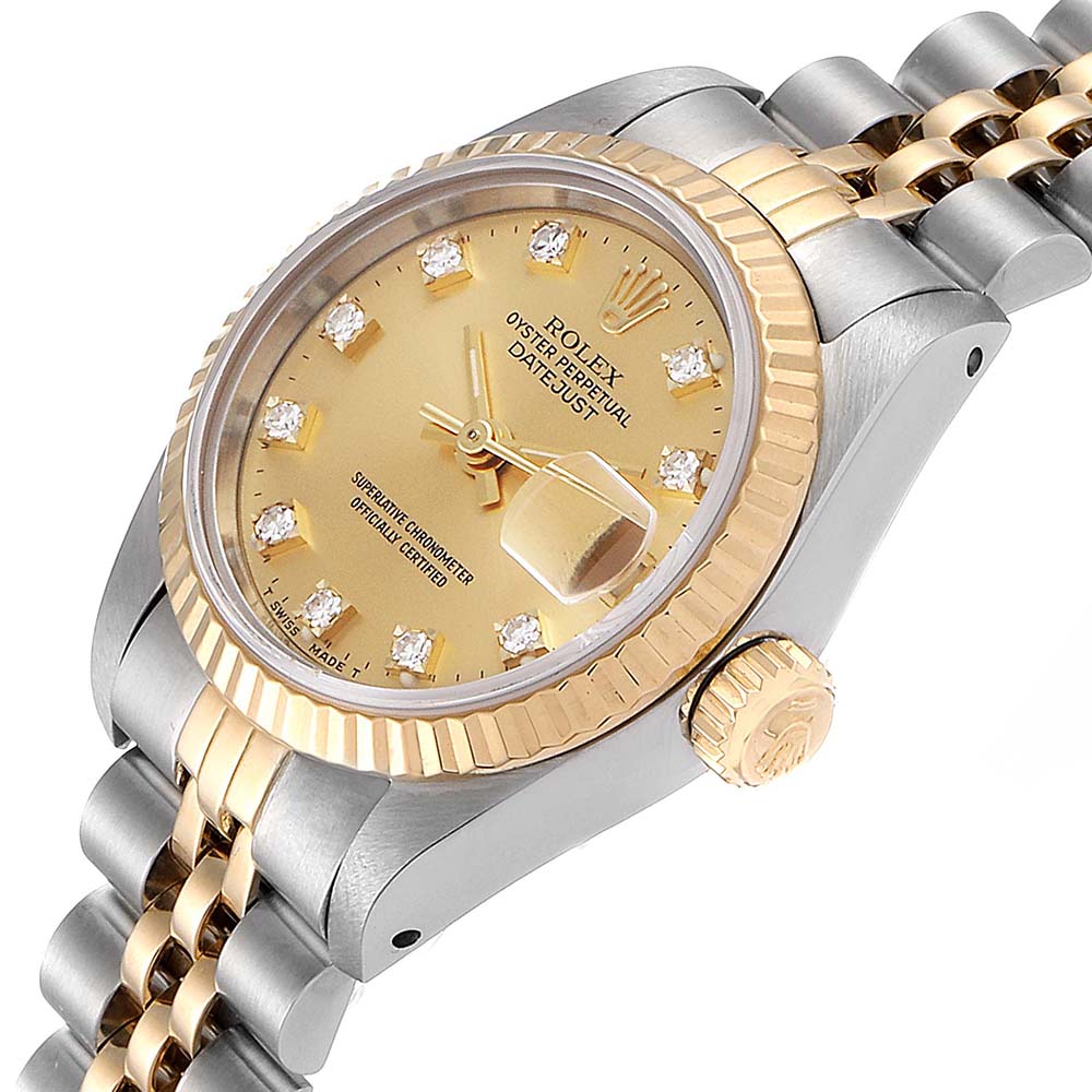 

Rolex Champagne Diamonds, Gold