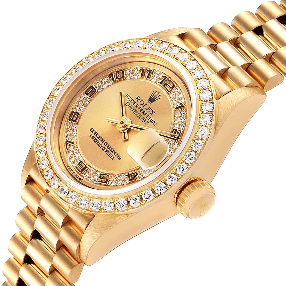 

Rolex Champagne Diamonds, Gold