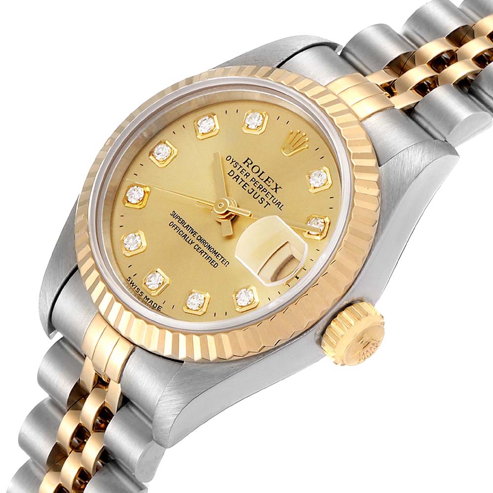 

Rolex Champagne Diamonds, Gold
