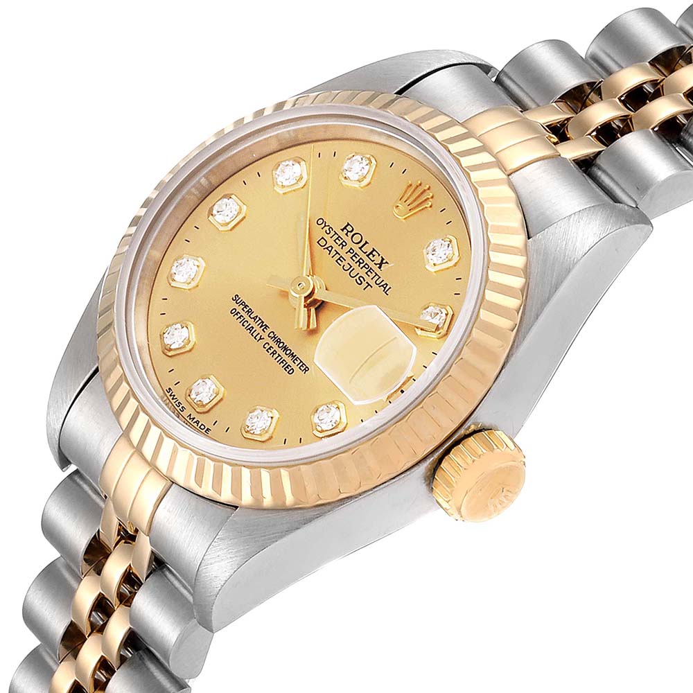 

Rolex Champagne Diamonds, Gold