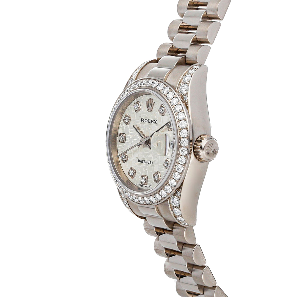 

Rolex Silver Diamonds