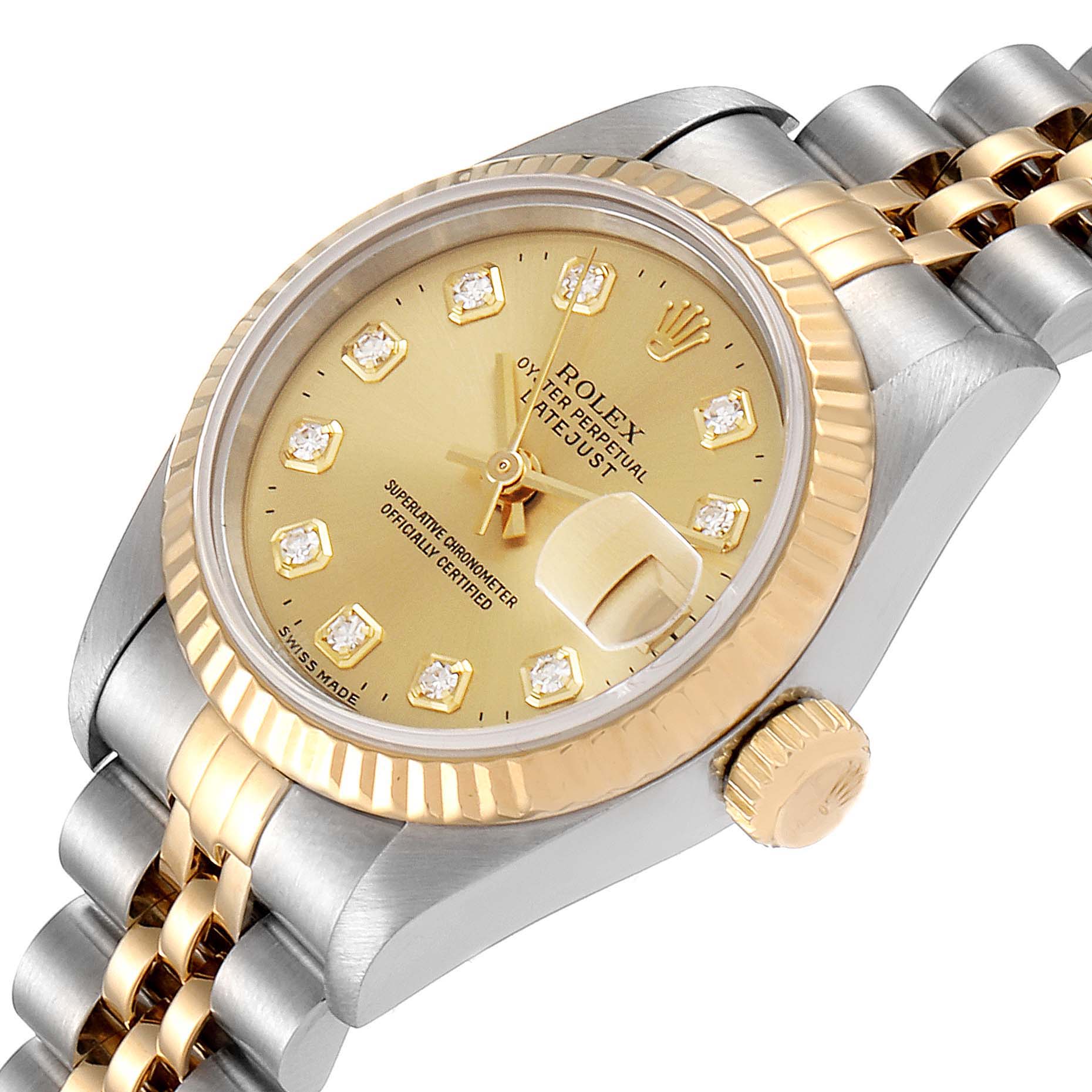 

Rolex Champagne Diamonds, Gold