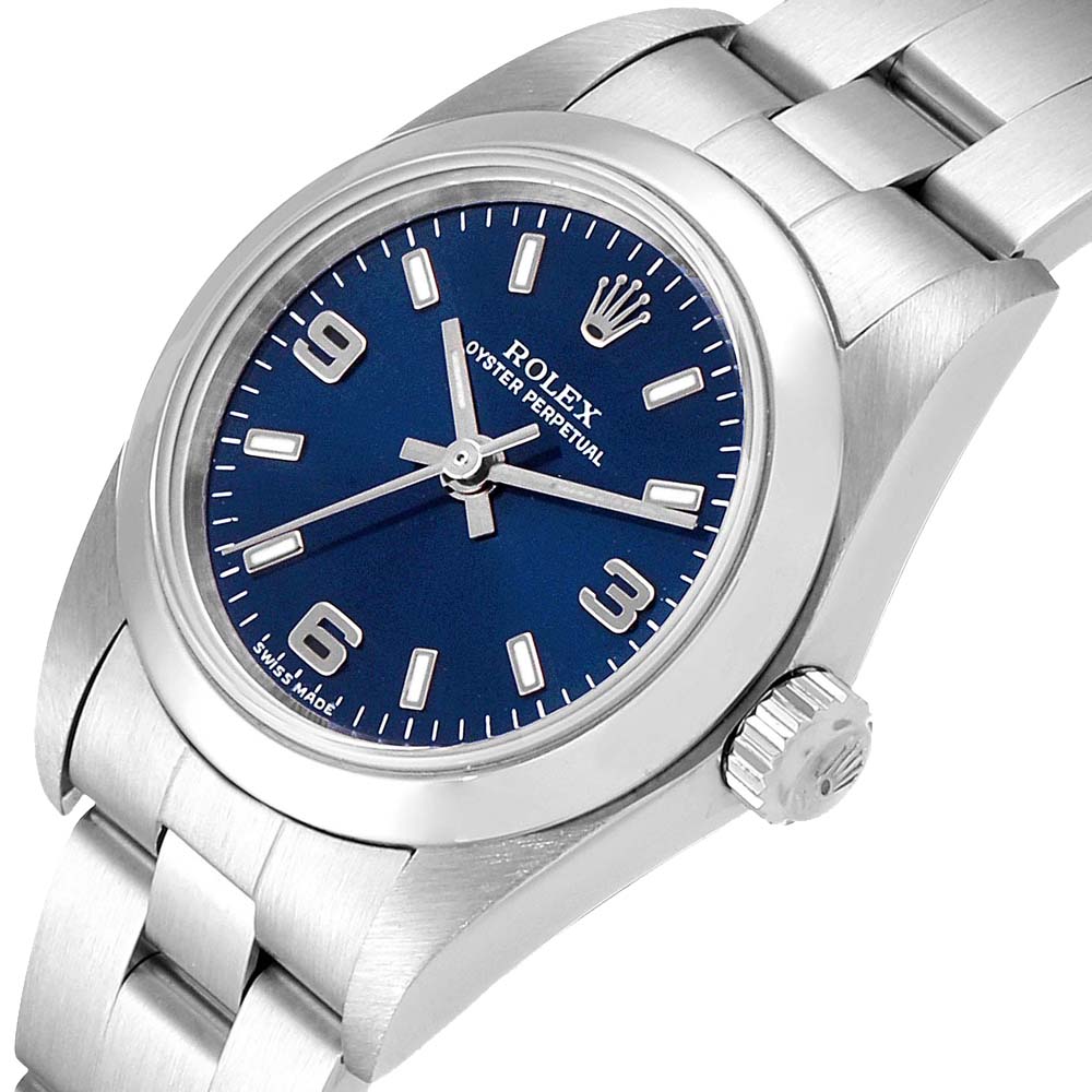

Rolex Blue Stainless Steel Oyster Perpetual Nondate