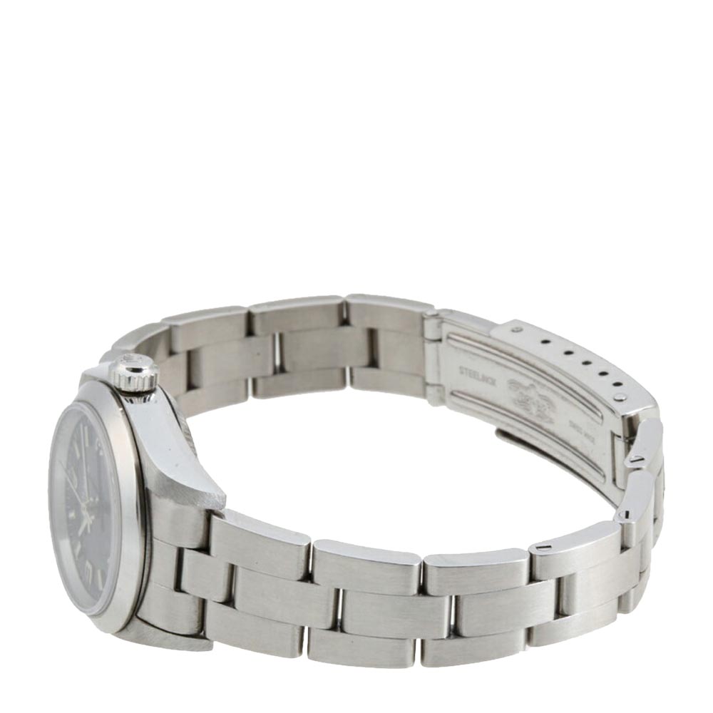 

Rolex Black Stainless Steel Oyster Perpetual