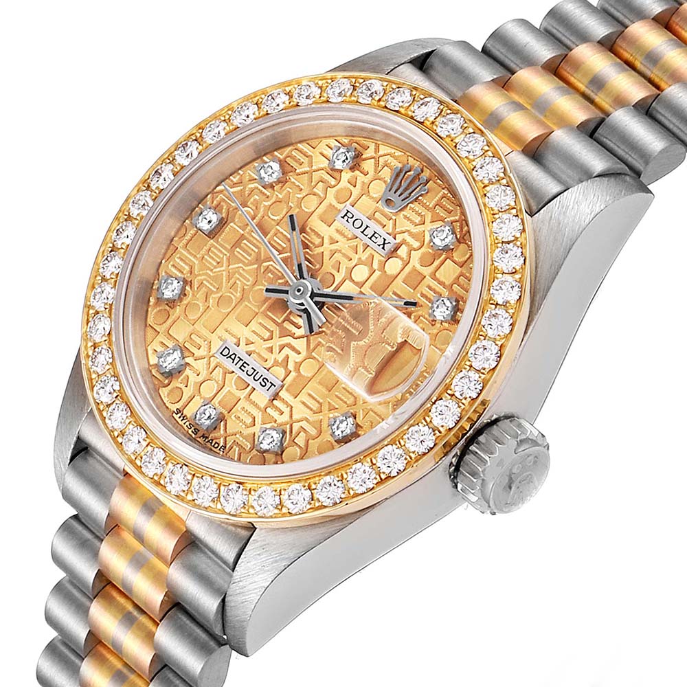 

Rolex Champagne Diamonds, Gold