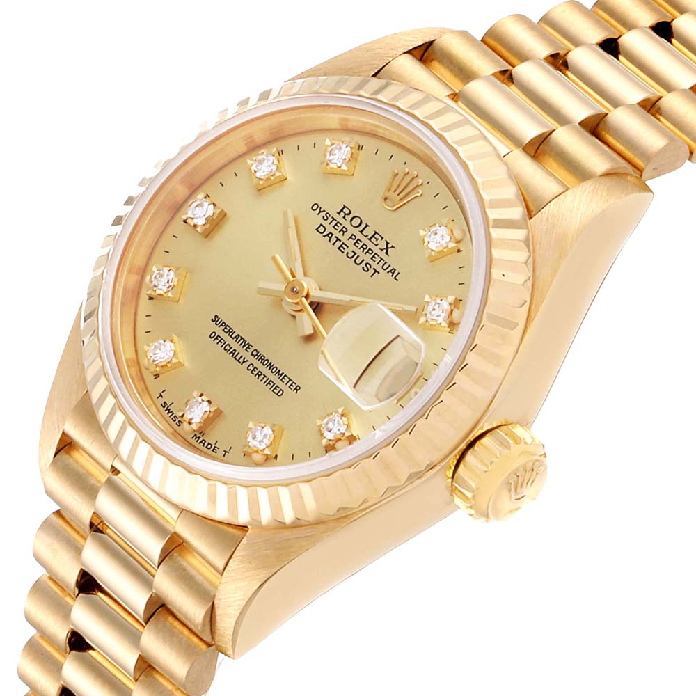 

Rolex Champagne Diamonds, Gold