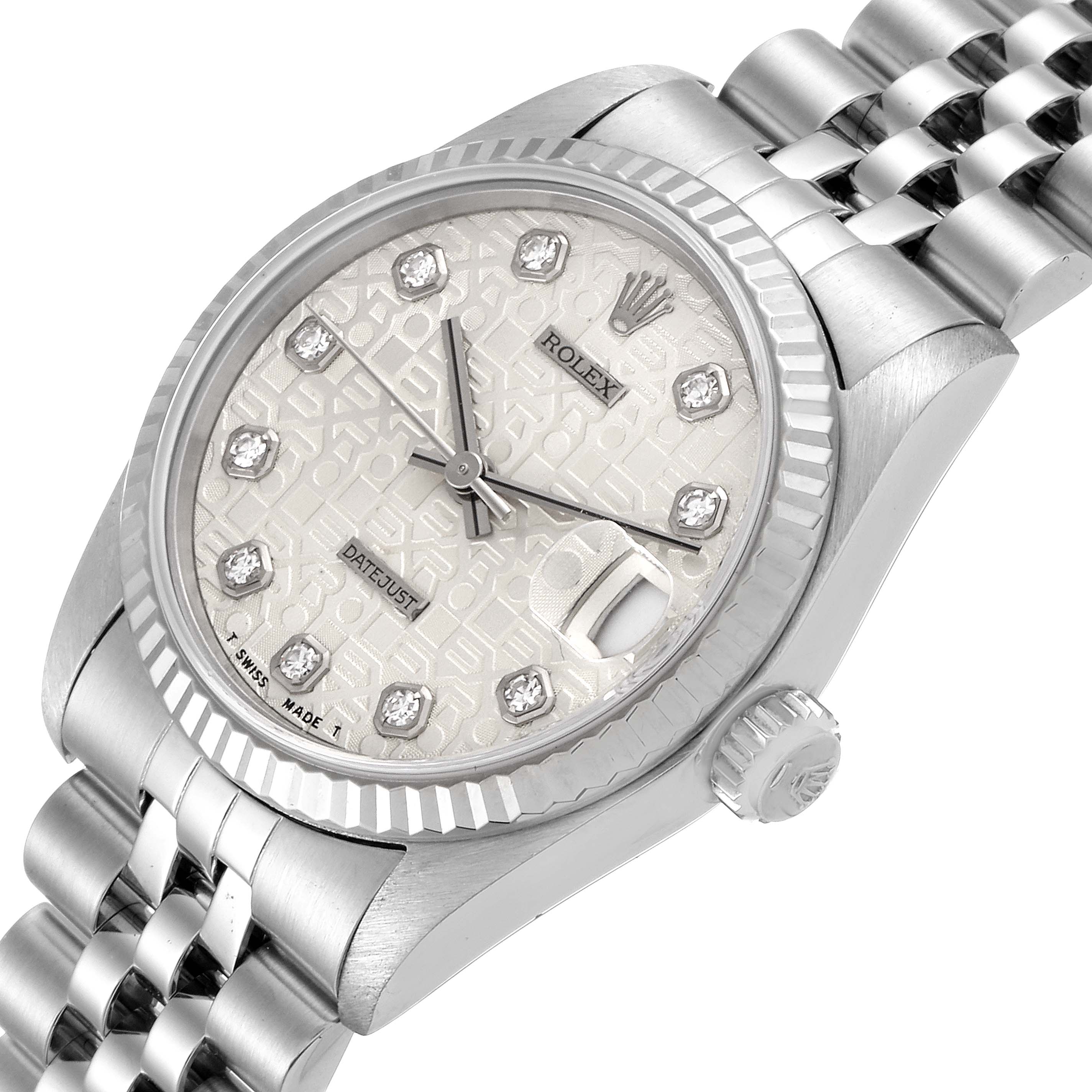 

Rolex Silver Diamonds