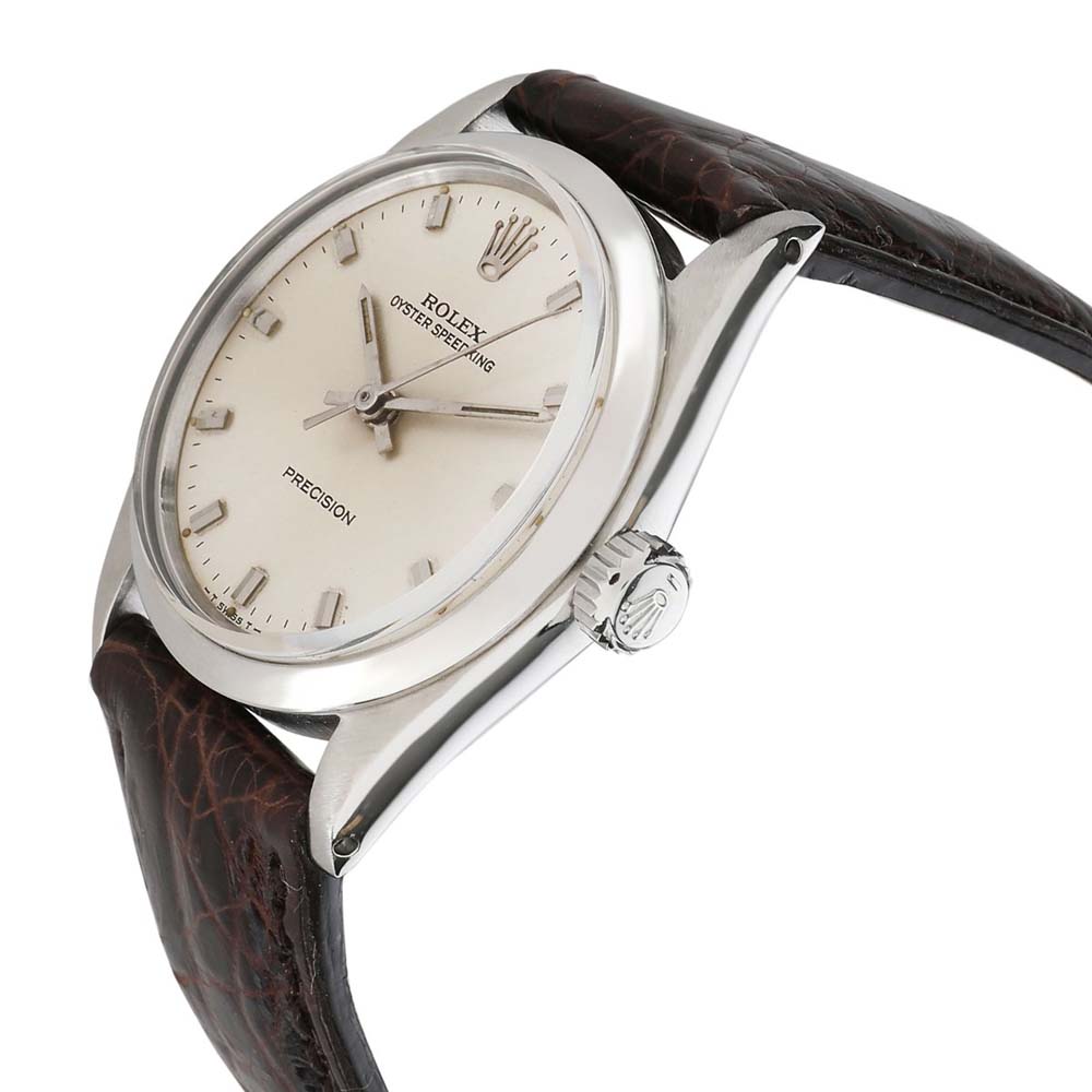 

Rolex Silver Stainless Steel SpeedKing 6430 Women's Wristwatch 30 MM