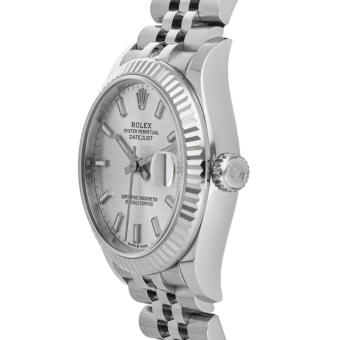 

Rolex Silver 18K White Gold And Stainless Steel Datejust 278274 Women's Wristwatch 31 MM