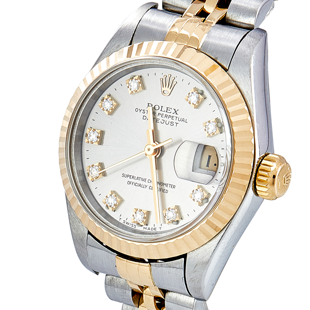 

Rolex Silver Diamonds, Multicolor
